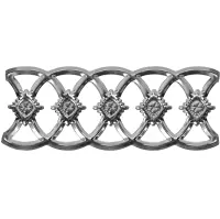 Декоративная вставка нержавеющая AISI 304 №5