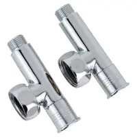 Вентиль угловой колпачковый 1''х1/2'' гайка-штуцер