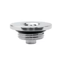 Заглушка с воздухоотводчиком хром 32,0 mm