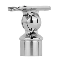 Наконечник нержавеющий шаровый регулируемый литой Ø38