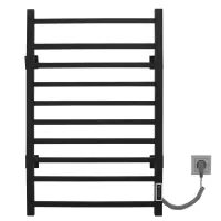 Полотенцесушитель Gloss & Reiter электрический Pro-gress тип.Э2 Л.50x80.P10 Муар Black (П) Таймер