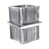 Соединитель поручня 40х40x1,5 мм