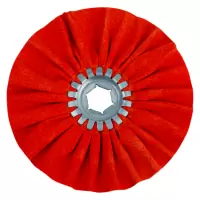 Круг полировальный GTOOL хлопчатобумажный, жёсткий, красный, d150×10×19 мм