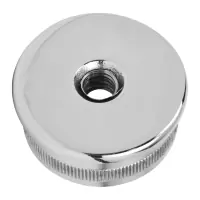Заглушка нержавеющая литая плоская Ø38 мм, под палец