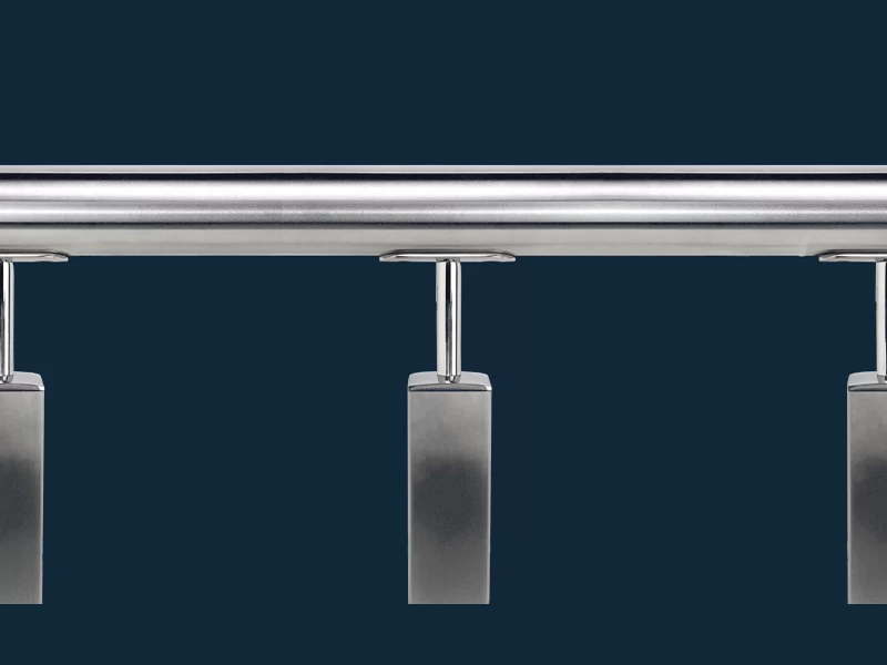 Комплектующие для ограждений под квадратную стойку