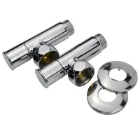 Вентиль угловой колпачковый гайка-штуцер  1''х3/4'' с отражателем