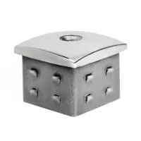 Заглушка нержавеющая литая 40х40, под палец