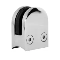 Стеклодержатель нержавеющий литой для стекла 8 мм, ф38,0