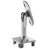 Наконечник шаровый регулируемый AISI 304 40x40 под поручень 50,8