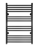 Полотенцесушитель Gloss & Reiter водяной Line Л. 50х80.Л14.G1. (полимер МУАР Black Rall)