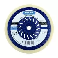 Круг торцевой полировальный войлочный GTOOL d135×10×М14, плотность 0,4 г/см³