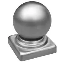 Шар-наконечник нержавеющий для профильной трубы 50x50