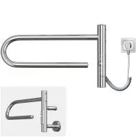 Электрический полотенцесушитель E2.L.39x25.R1.Timer.Smart GR.СМ1