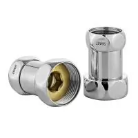Соединение прямое гайка-гайка  1''х3/4'' хром