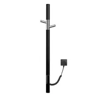 Полотенцесушитель Gloss & Reiter электрический ENKEL.E2.L.15х75.H2 Таймер, чёрный/хром