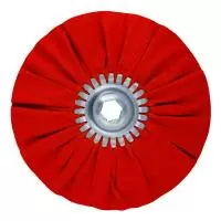 Круг полировальный GTOOL хлопчатобумажный, жёсткий, красный, d200×10×19 мм