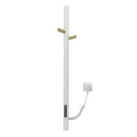 Полотенцесушитель Gloss & Reiter электрический ENKEL.E2.L.15х75.H2 Таймер, белый/дерево