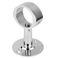 Держатель для полотенцесушителя с кольцом 1" хром разборный