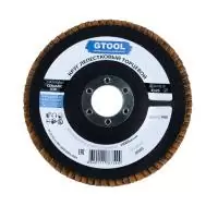 Круг лепестковый торцевой GTOOL TOP PLUS, зерно P80