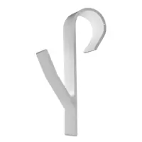 Крючок mini белый