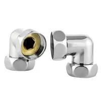 Соединение угловое гайка-гайка  1-1/4''х1-1/4'' хром