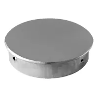 Заглушка нержавеющая штампованная плоская Ø38 мм