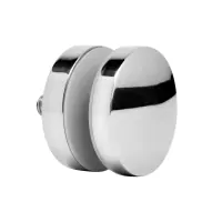 Стеклодержатель нержавеющий точечный плоский большой 50х30