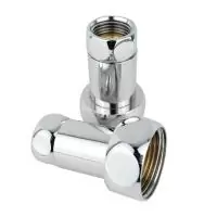 Соединение прямое гайка-гайка  1''х1/2'' хром