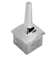 Наконечник штырь нержавеющий на трубу 40x40