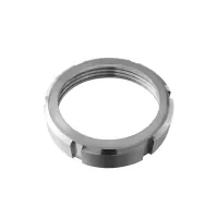 Гайка шлицевая нержавеющая AISI 304 DN40