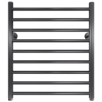 Полотенцесушитель Gloss & Reiter водяной Line Л. 50х60.Л9.G1 (полимер МУАР Black Rall)