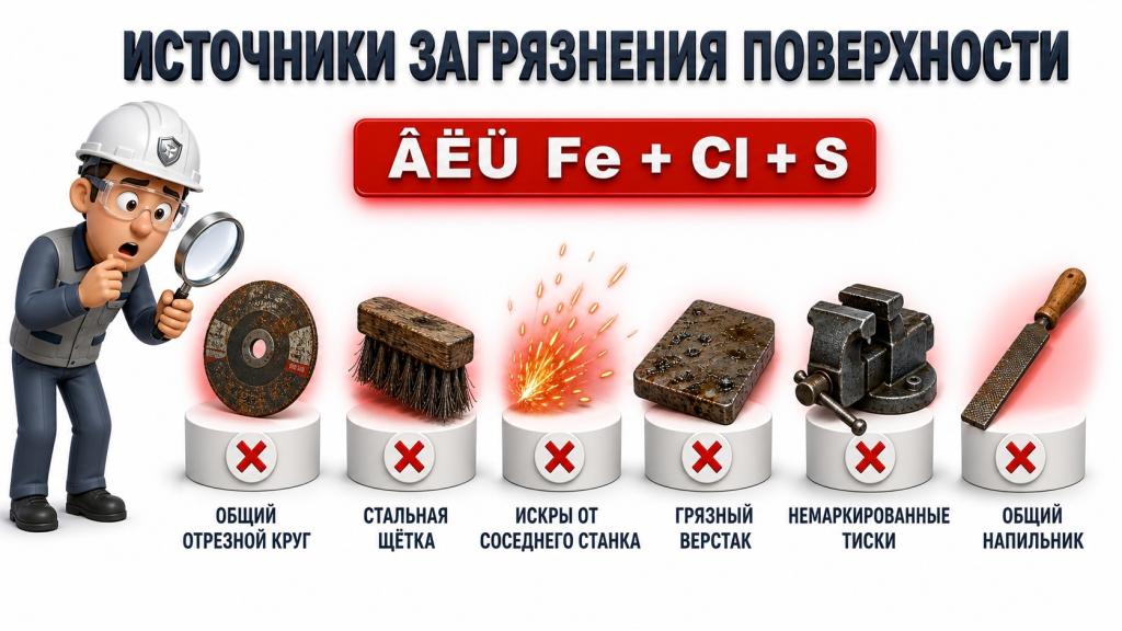Источники загрязнения
