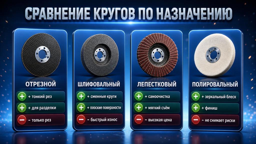 Сравнение кругов
