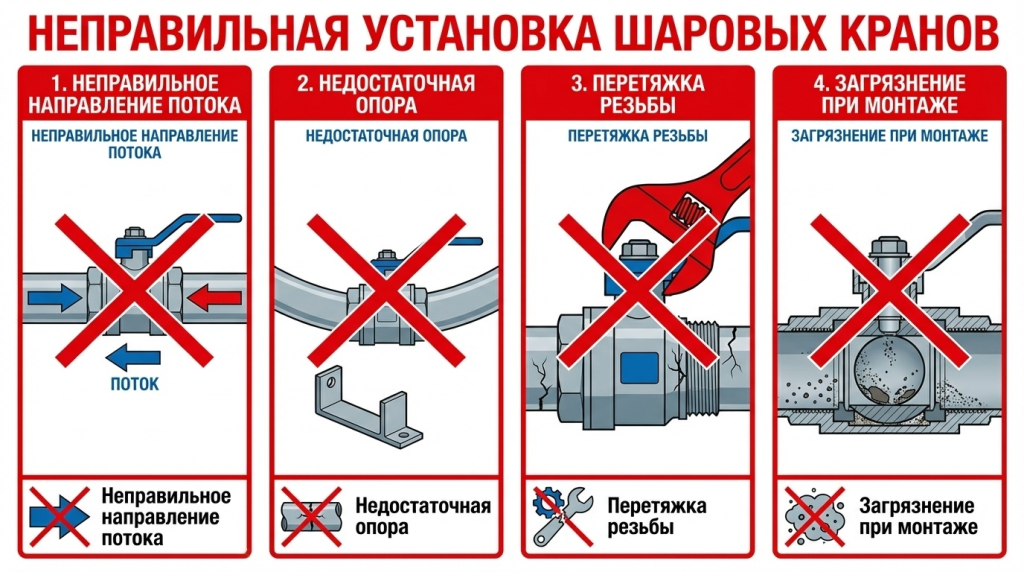 Ошибки при выборе