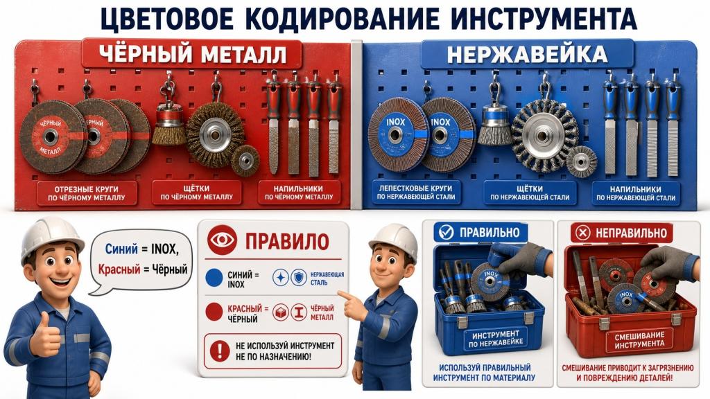 цвет инструмента