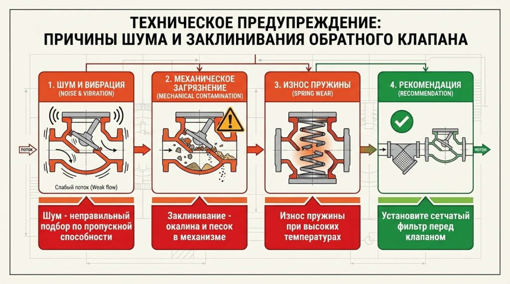 Причины шума
