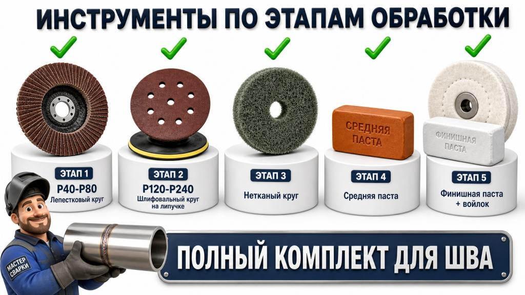 инструменты для обработки
