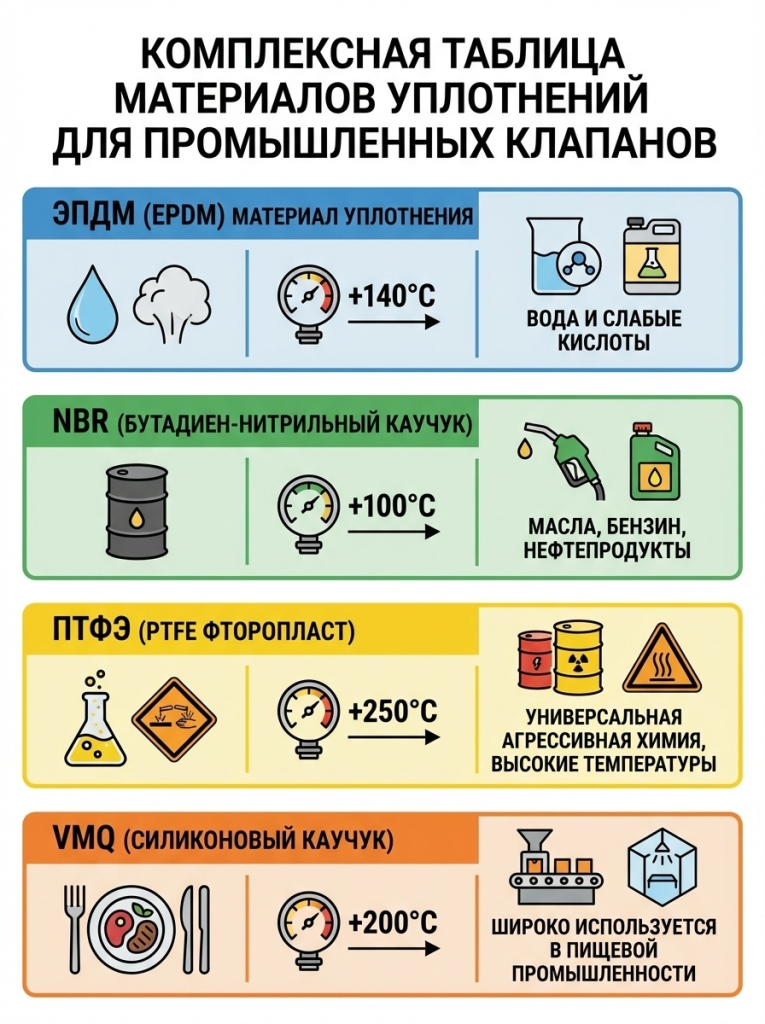 Как выбрать уплотнитель