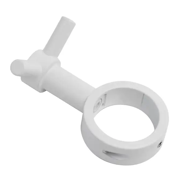 Вешалка с 2 крючками белый