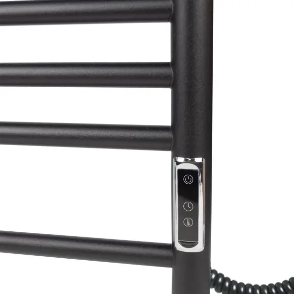 Полотенцесушитель электрический E2.L.50x60.L9.R.Lines (timer) МУАР Black