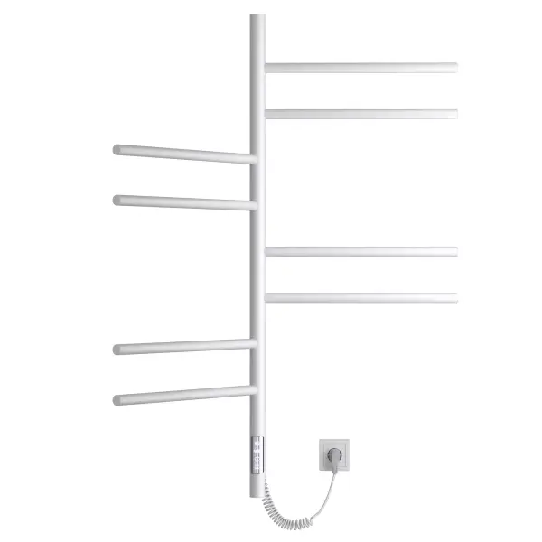 Полотенцесушитель с эл. нагревательным элементом тип Ti#1 E2.L.43х100.F8 (timer) White