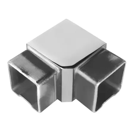 Отвод AISI 304 40x40 мм со вставками