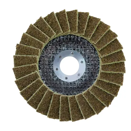 Круг лепестковый торцевой нетканный d125, зерно COARSE (P60-80)