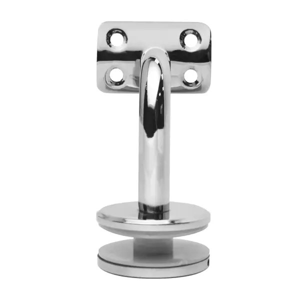 Торцевое крепление поручня на стекло с ложементом Ø50.8мм, литое, AISI 304