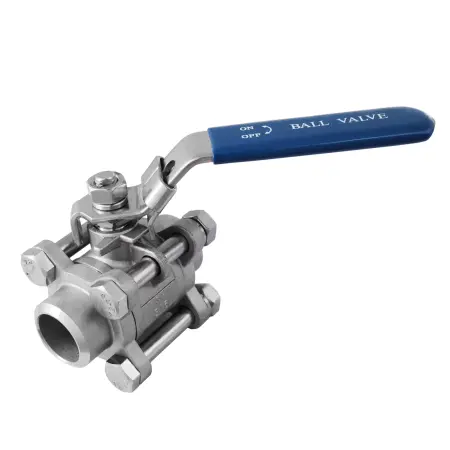 Кран шаровой нержавеющий AISI 304 СВ/СВ DN50