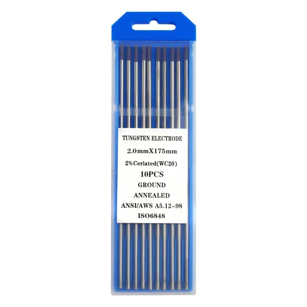 Вольфрамовый электрод WС20 ф 2,0x175 мм серый