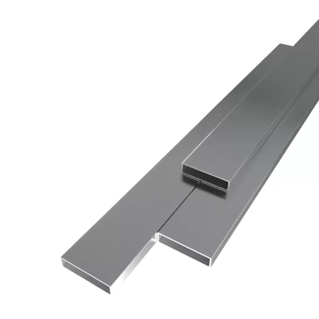 Труба нержавеющая профильная AISI 304 40x10x1,5 2В