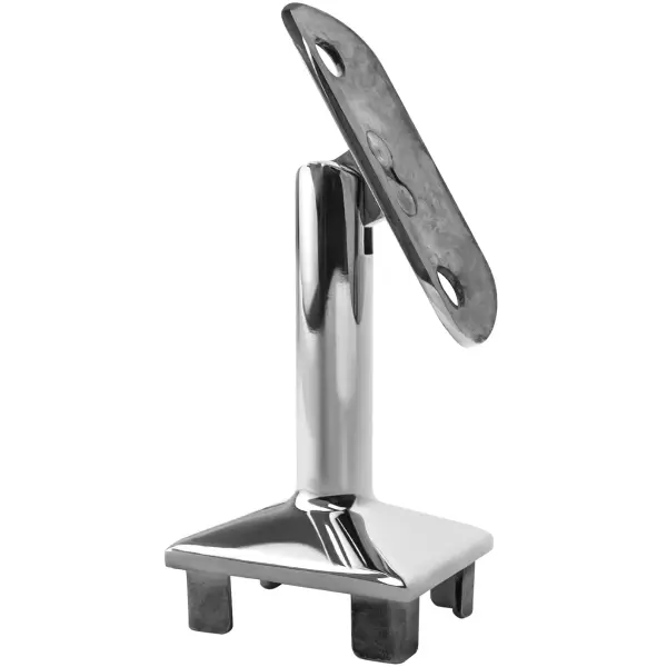 Наконечник шаровый регулируемый AISI 304 40x40 под поручень 50,8