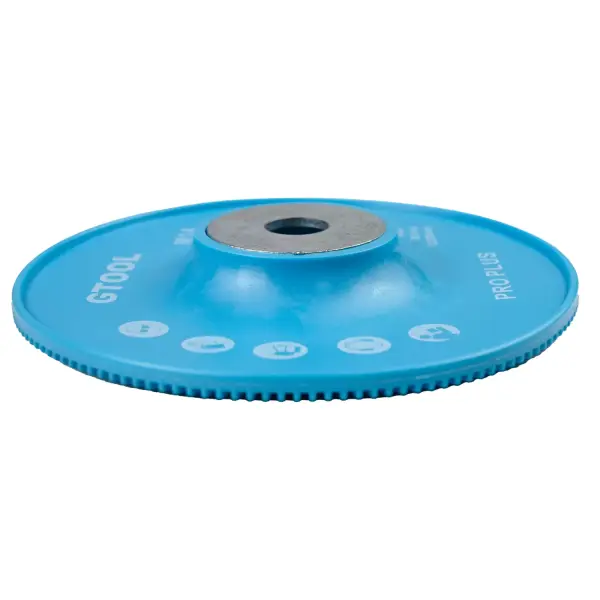 Опорная тарелка  под фибровый круг d125мм (Т) GTOOL (голубая)