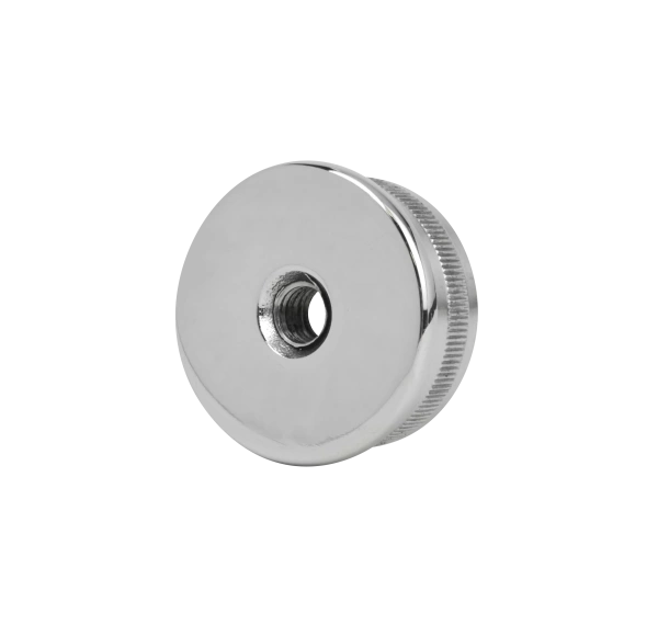 Заглушка нержавеющая литая плоская Ø38 мм, под палец